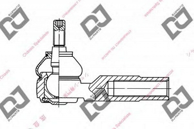 DJ PARTS de1204 -  Наконечник поперечной рулевой тяги